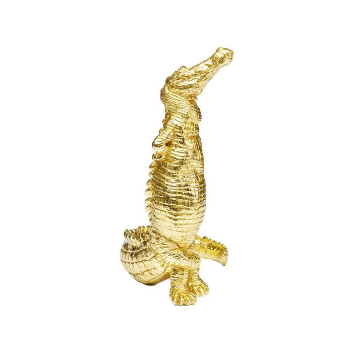 home-decor/decorative-ornaments/promo-kare-deco-figurine-alligator-gold-39cm