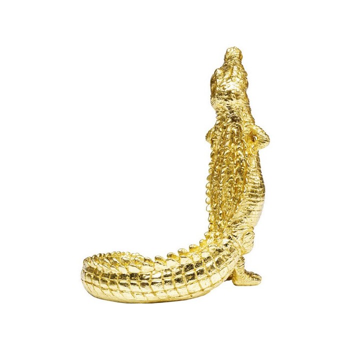 home-decor/decorative-ornaments/promo-kare-deco-figurine-alligator-gold-39cm