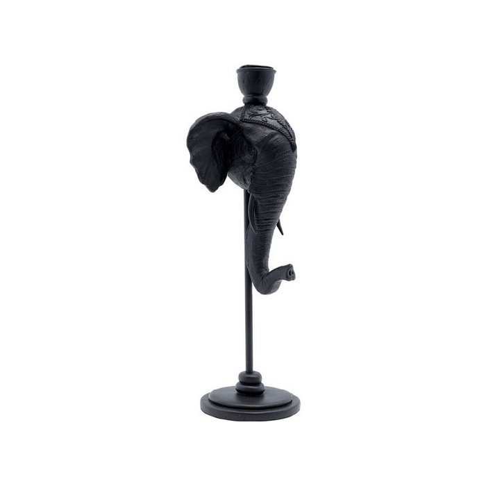 home-decor/decorative-ornaments/promo-kare-candle-holder-elephant-head-black-36cm