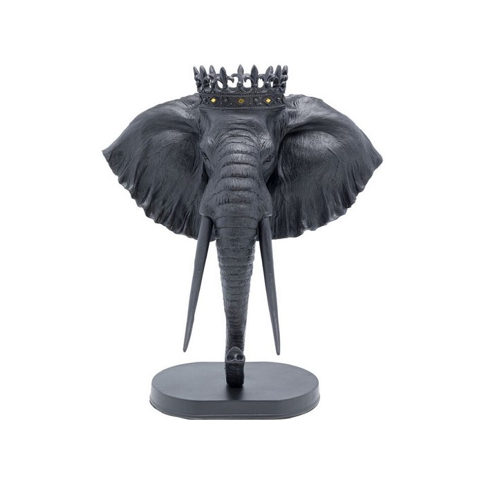 home-decor/decorative-ornaments/promo-kare-deco-object-elephant-royal-black-57cm