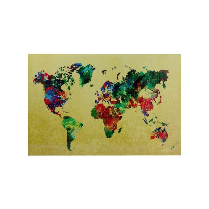 home-decor/wall-decor/promo-kare-glass-picture-metallic-colourful-map-1-last-one-on-display