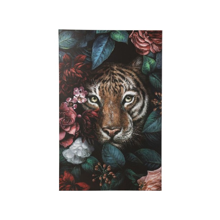 home-decor/wall-decor/kare-canvas-picture-tiger-in-flower-90x140cm