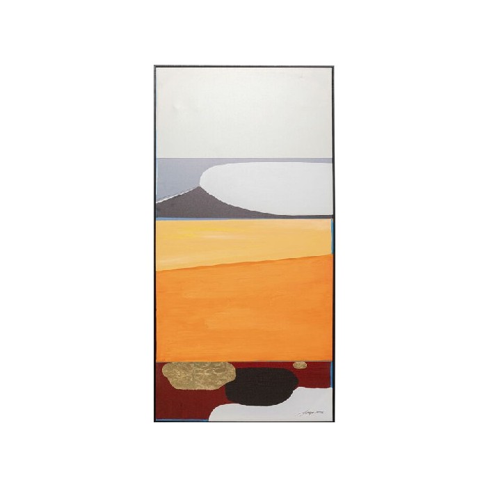 home-decor/wall-decor/kare-framed-picture-abstract-shapes-orange-73x143cm