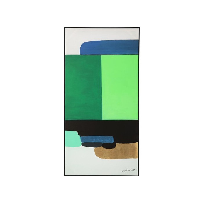 home-decor/wall-decor/kare-framed-picture-abstract-shapes-green-73x143cm