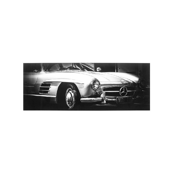 home-decor/wall-decor/kare-gray-glass-picture-classic-car-160x60cm