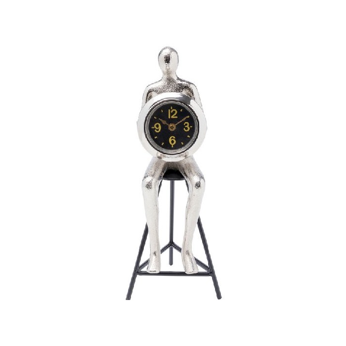 home-decor/clocks/kare-table-clock-sitting-man-silver-12x31cm