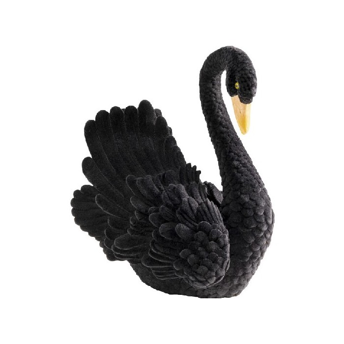 home-decor/decorative-ornaments/kare-deco-figurine-black-swan-28cm