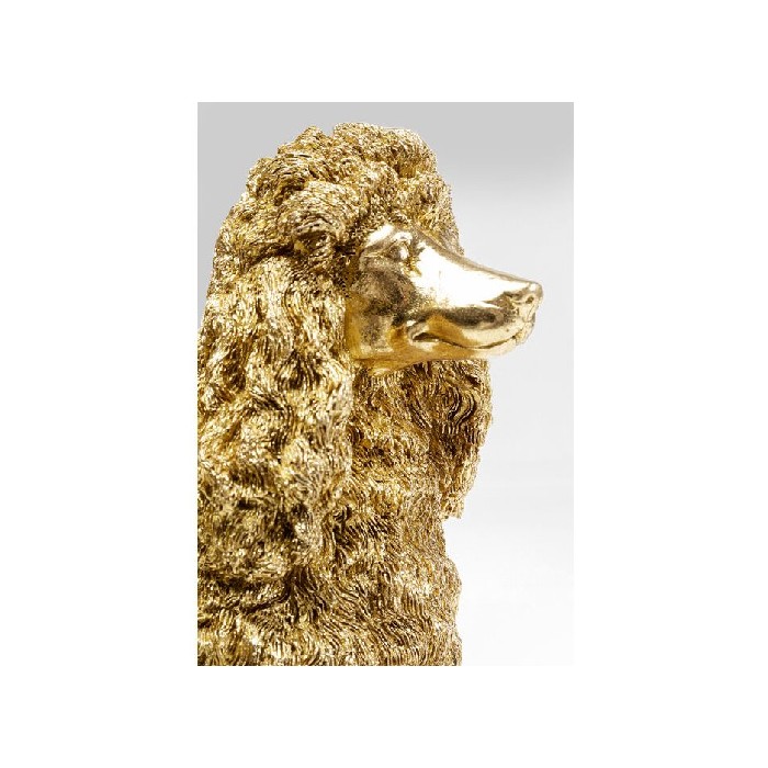 home-decor/decorative-ornaments/kare-deco-figurine-mrs-poodle-gold-34cm