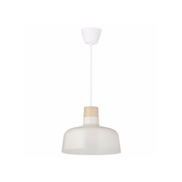 Ikea Bunkeflo Pendant Lamp Whitebirch 36 Cm Ceiling Lamps Lighting