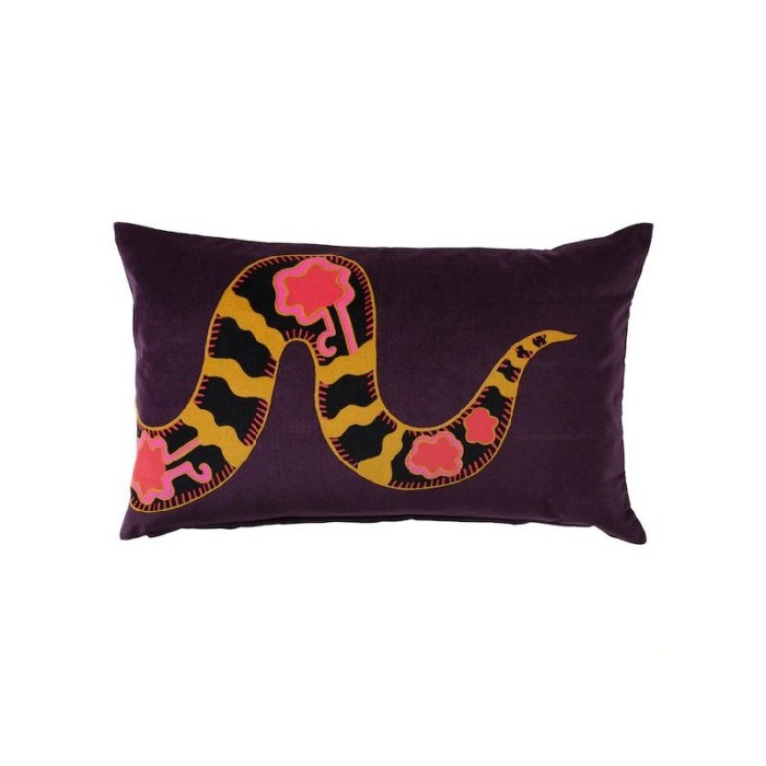 home-decor/cushions/promo-ikea-karismatisk-cushion-cover-snake-pattern-purple-40x65-cm