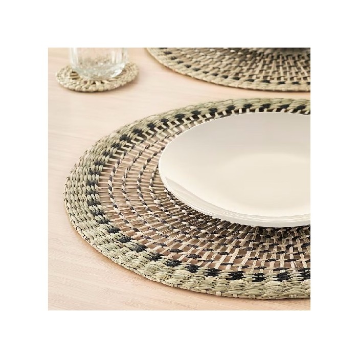 tableware/placemats-coasters-trivets/ikea-pennfisk-place-mat-naturalsedge-handmade-37cm