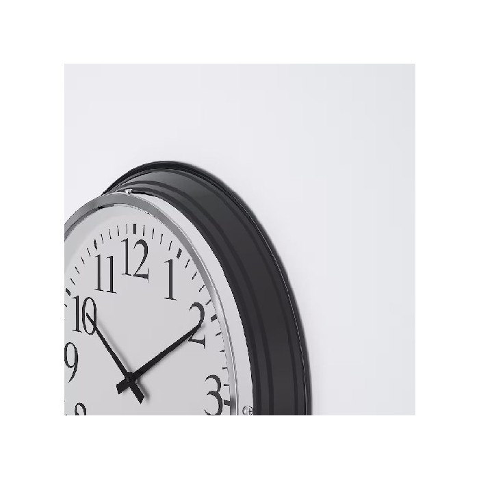 Ikea Bravur Wall Clock Low Voltageblack Clocks Home Decor The Atrium