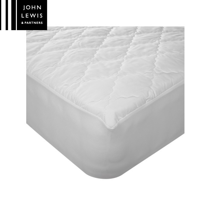 johnlewissofttouchwashablemattressprotectorwhite bedlinen householdgoods The Atrium