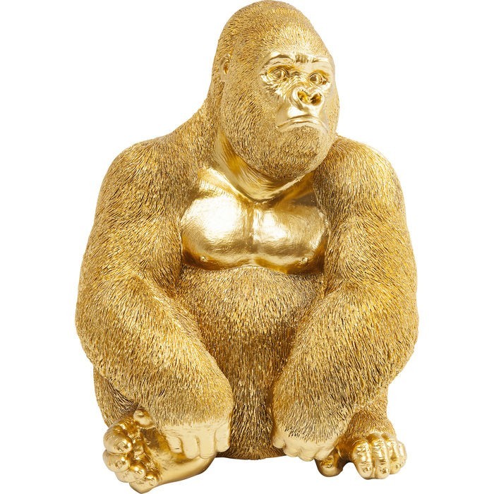 home-decor/decorative-ornaments/kare-deco-figurine-monkey-gorilla-side-medium-gold