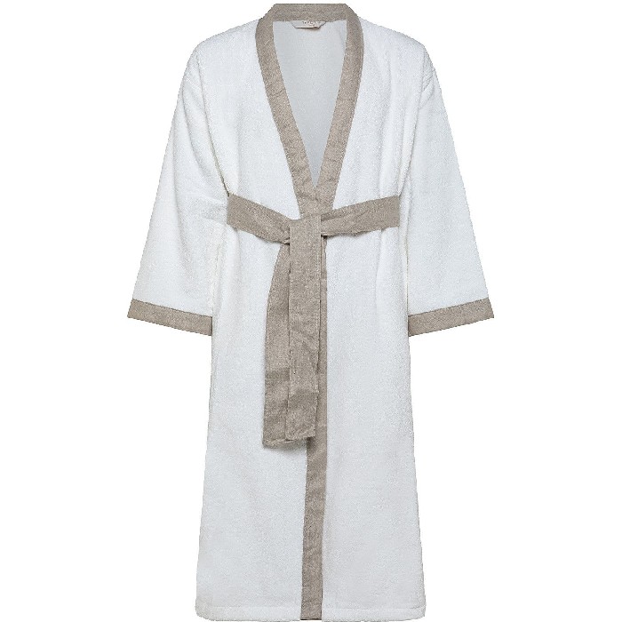 Coincasa Thermae Robe With Linen Trim Bath Towels Robes Bathrooms The