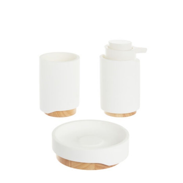 bathrooms/sink-accessories/coincasa-design-soap-dish-with-bamboo-detail