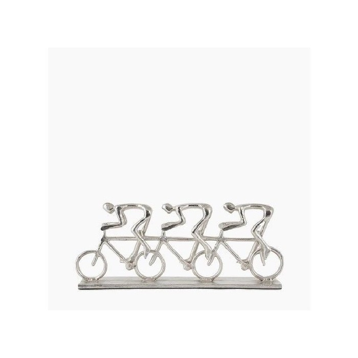 home-decor/decorative-ornaments/shiny-silver-triple-cyclist-ornament
