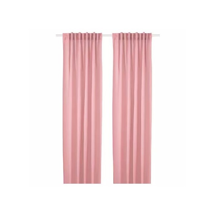 home-decor/curtains/ikea-hilja-2-curtains-light-red-145x250cm
