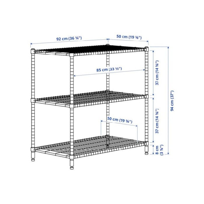 household-goods/houseware/ikea-omar-shelf-galvanized-92x50x94cm