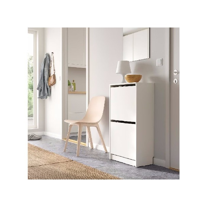 household-goods/shoe-racks-cabinets/ikea-bissa-shoe-cabinet-2-compartments-white-49x28x93cm