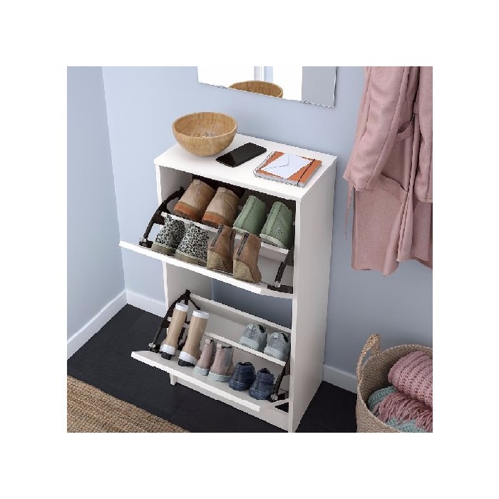 household-goods/shoe-racks-cabinets/ikea-bissa-shoe-cabinet-2-compartments-white-49x28x93cm