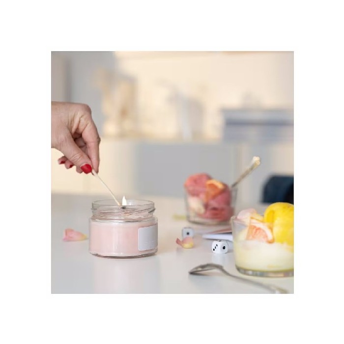 home-decor/candles-home-fragrance/ikea-adelsyren-scented-candle-in-glass-with-lid-grapefruit-rosepale-pink-20hr