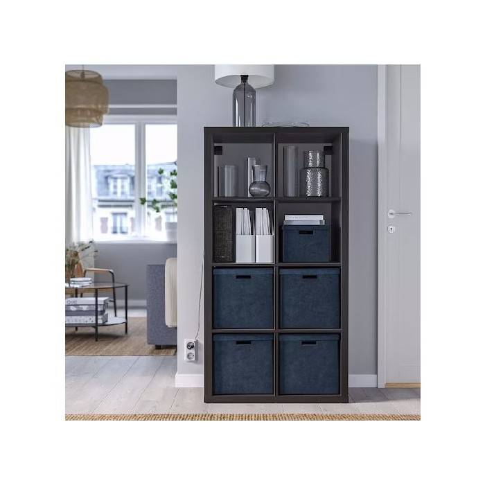 household-goods/storage-baskets-boxes/ikea-gjatta-box-with-lid-velvet-dark-blue-32x35x32cm