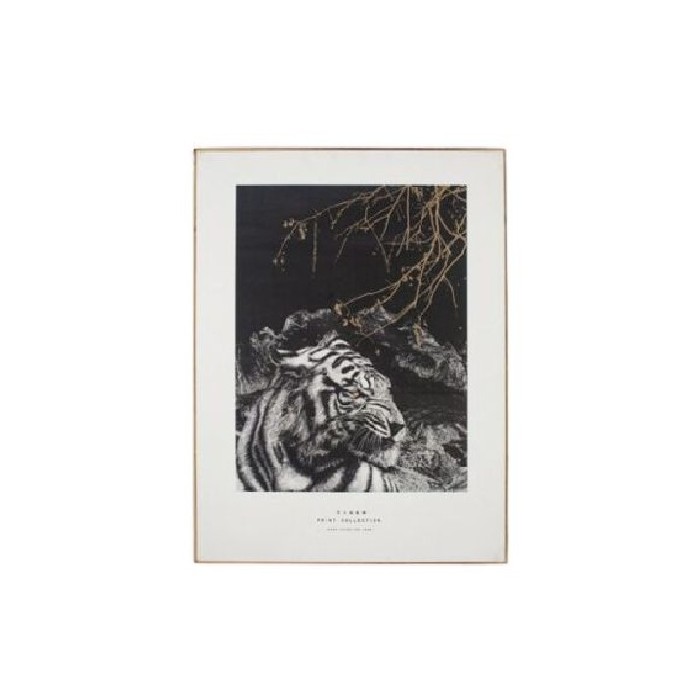 home-decor/wall-decor/promo-mono-tiger-print-with-gold-detail-and-black-frame