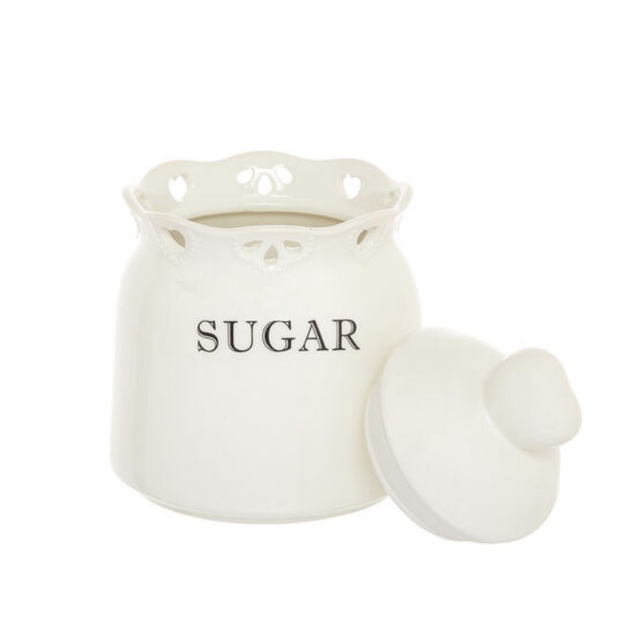 coincasaperforatedceramicsugarjar kitchenware householdgoods