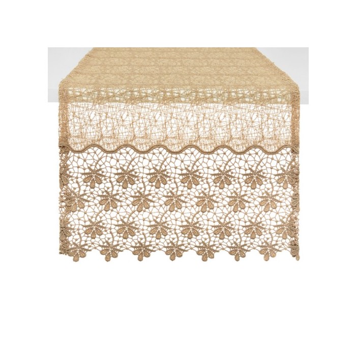 tableware/table-cloths-runners/coincasa-table-runner-with-lurex-yarn-and-floral-weave