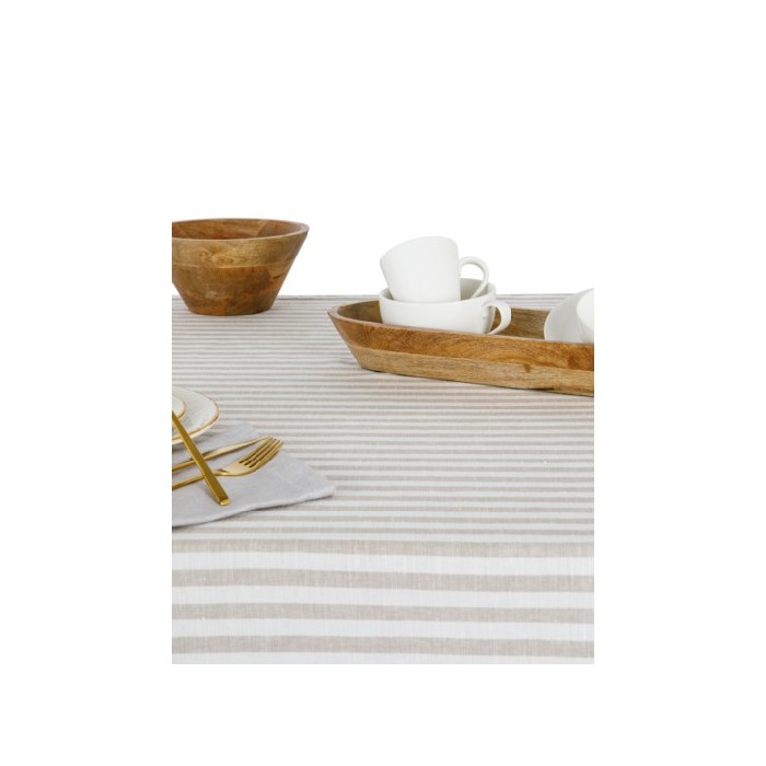 tableware/table-cloths-runners/coincasa-striped-cotton-and-linen-tablecloth