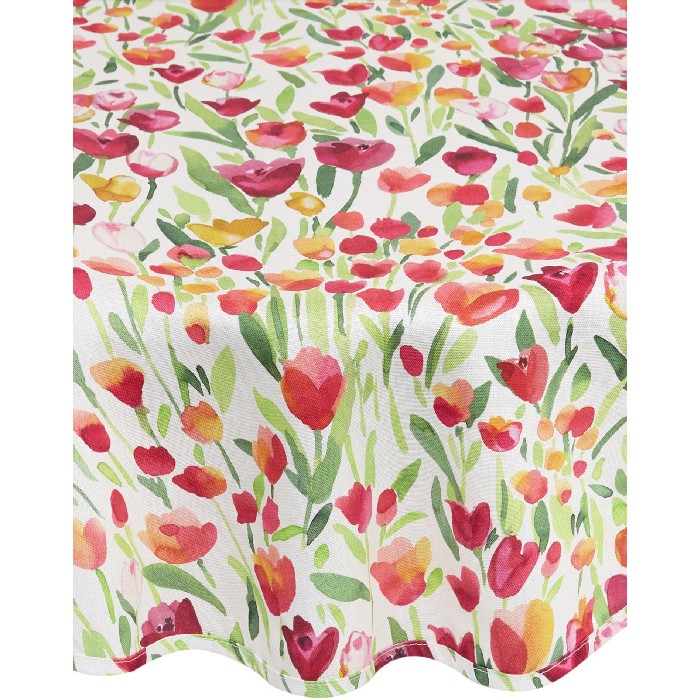 tableware/table-cloths-runners/coincasa-round-cotton-panama-tablecloth-with-tulip-print