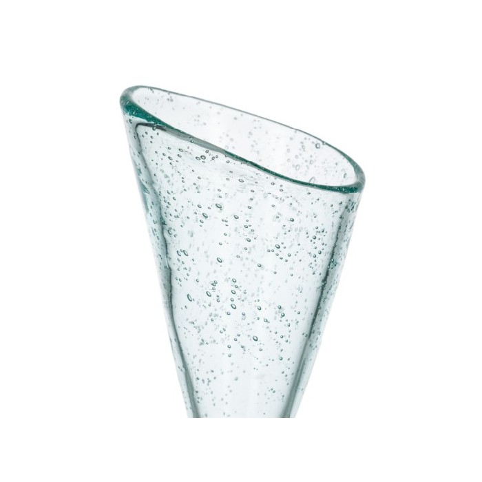 home-decor/vases/coincasa-glass-cone-vase-with-bubble-effect