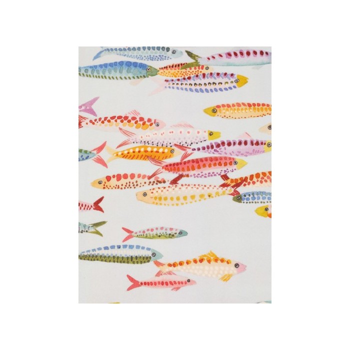 coincasapvckitchenrugwithsardineprint kitchenlinen