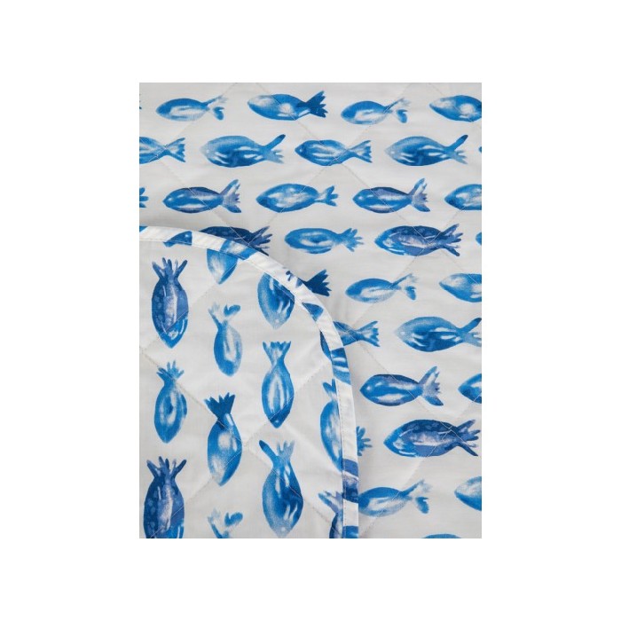 household-goods/blankets-throws/coincasa-cotton-percale-quilt-with-fish-pattern