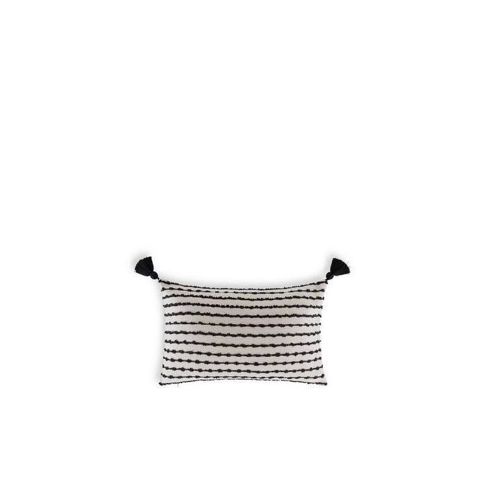 home-decor/cushions/coincasa-striped-jacquard-cushion-with-tassel-35x55cm