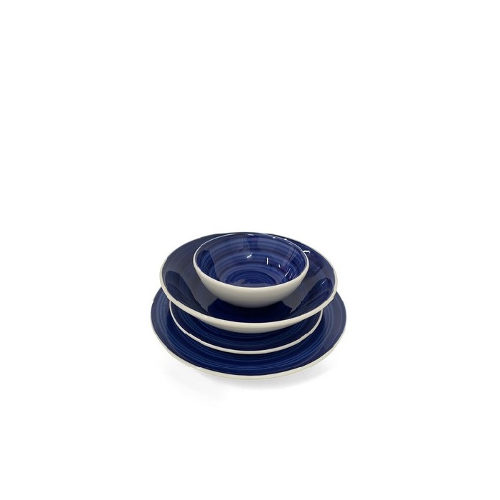 tableware/plates-bowls/promo-coincasa-spiral-hand-painted-ceramic-fruit-plate