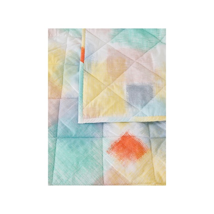 household-goods/bed-linen/promo-coincasa-cotton-quilt-with-watercolor-pattern