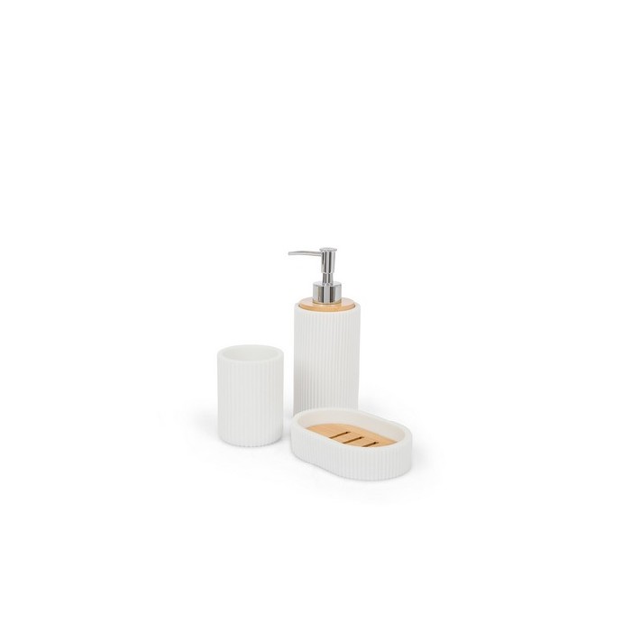 bathrooms/sink-accessories/coincasa-striped-polyresin-soap-dispenser