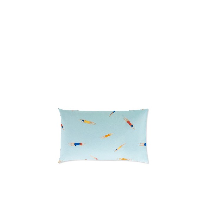 household-goods/bed-linen/coincasa-cotton-percale-pillowcase-with-swimmers-pattern