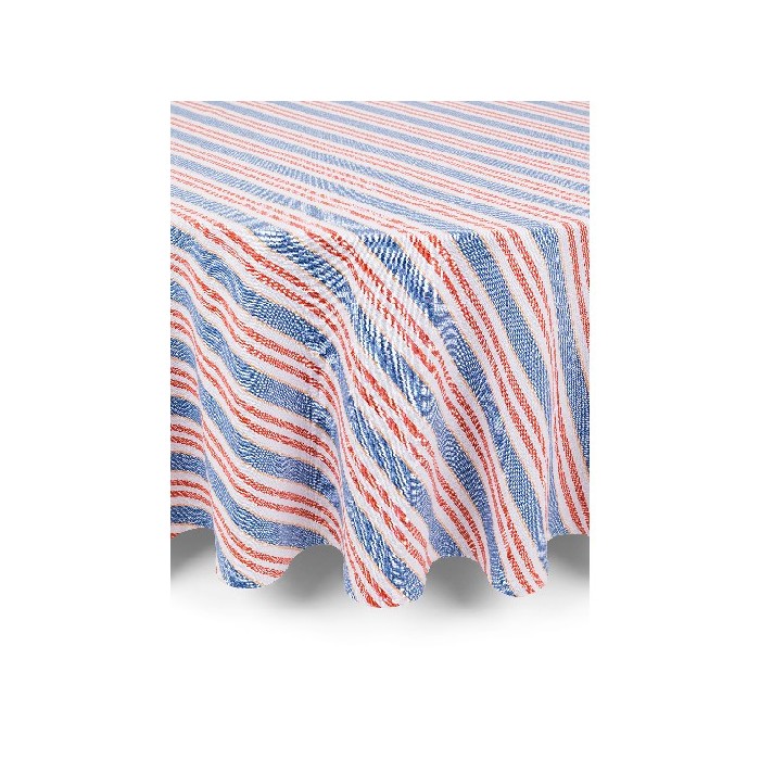 tableware/table-cloths-runners/promo-coincasa-round-cotton-tablecloth-with-striped-print