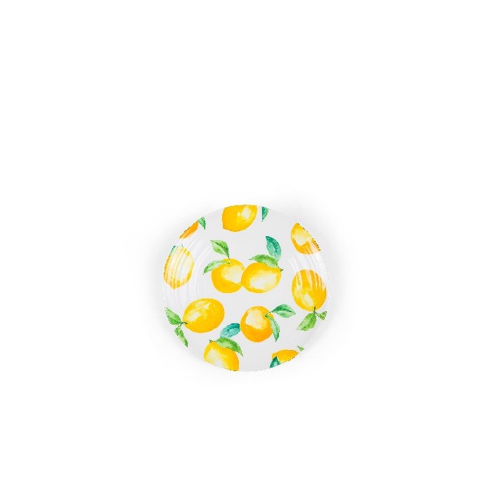 tableware/plates-bowls/promo-coincasa-melamine-fruit-plate-with-lemon-motif