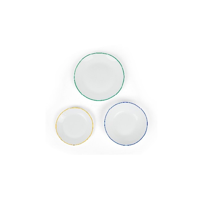 tableware/plates-bowls/promo-coincasa-set-of-18-colored-wire-glass-plates
