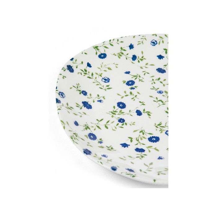 tableware/plates-bowls/coincasa-porcelain-dinner-plate-with-little-flower-motif