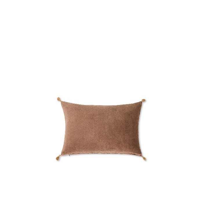 home-decor/cushions/coincasa-velvet-cushion-with-tassels-35x55cm