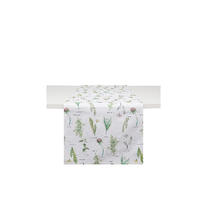 tableware/table-cloths-runners/coincasa-cotton-panama-table-runner-with-botanical-print