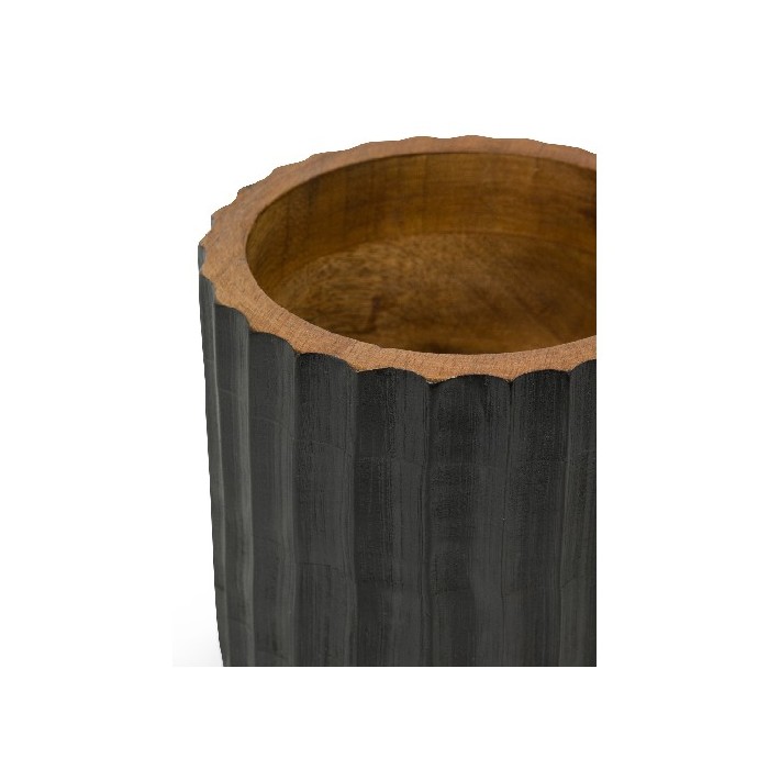 home-decor/vases/coincasa-carved-mango-wood-vase-cover