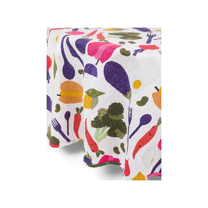 tableware/table-cloths-runners/coincasa-round-panama-cotton-tablecloth-with-vegetable-print