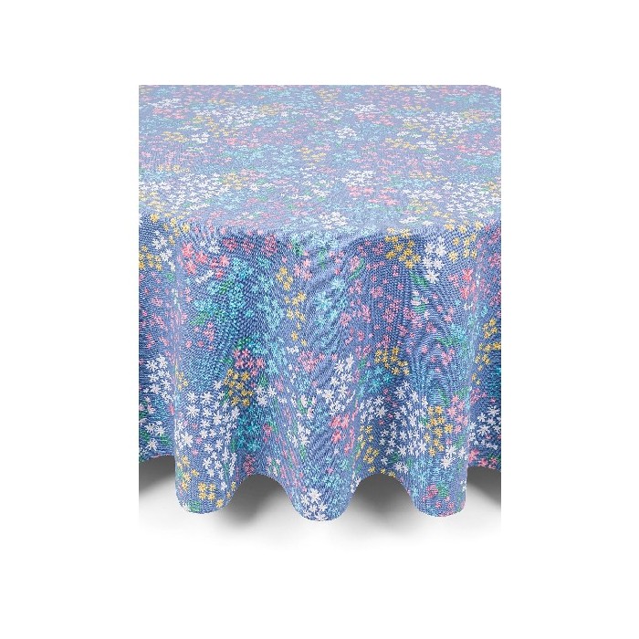 tableware/table-cloths-runners/coincasa-round-pure-cotton-tablecloth-with-flower-print