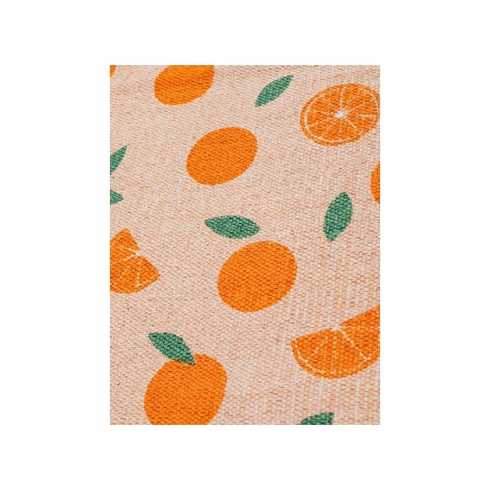 kitchenware/kitchen-linen/coincasa-pure-cotton-kitchen-rug-with-orange-print